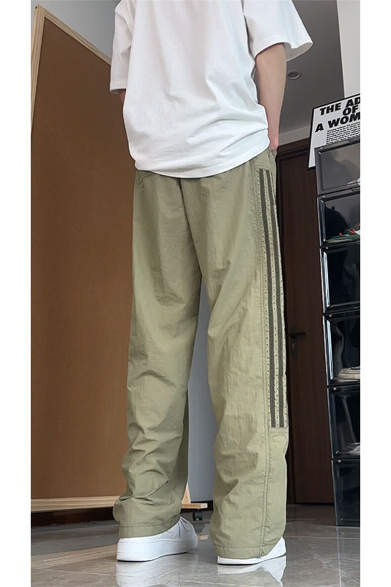 大量现货垂感褶皱速干裤男夏季薄款宽松百搭直筒裤潮DY5032-P55,男装休闲裤,电商A178