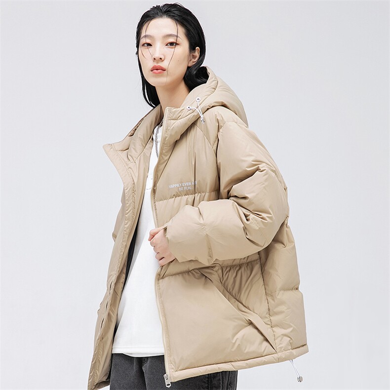 新标90白鸭绒短款羽绒服2024冬季潮流情侣潮男A436-9203-P210,男装羽绒服,电商A436