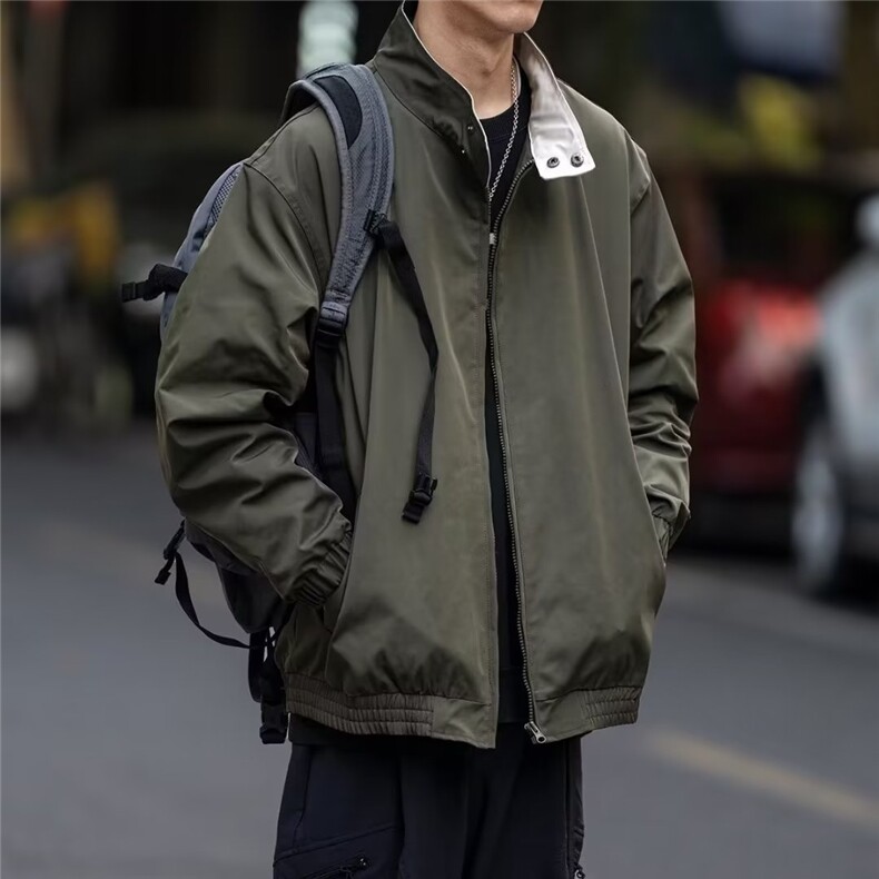 1506/QW20610/P58春秋痞帅外套男ins高街潮牌韩版潮流宽松夹克,男装夹克,星座1506