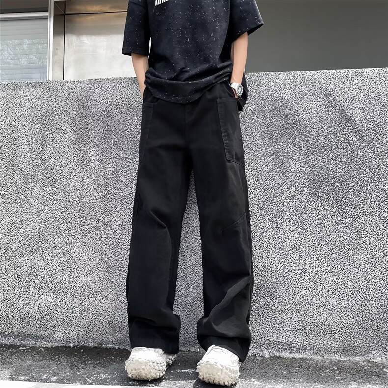 2024美式牛仔裤男款直筒长裤潮N817P50,男装牛仔裤,星座1116-2