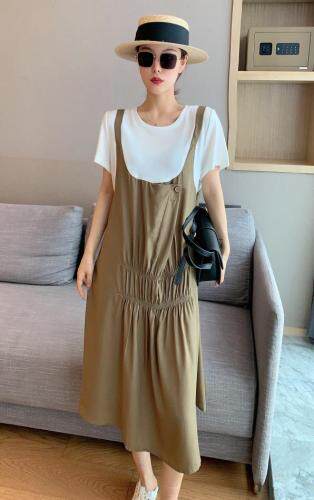 夏季铜氨丝连衣裙，女装连衣裙，陶子频道