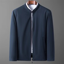 夹克男休闲外套男装2023秋装新款男士纯色男式茄克衫商务男，男装夹克，电商B212（原钱塘6029）