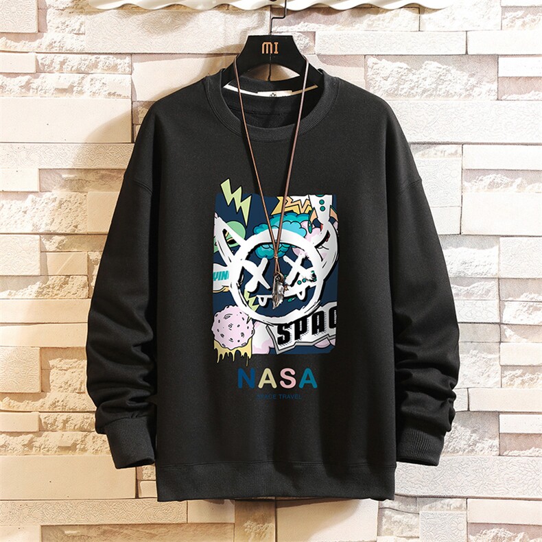 春季圆领卫衣男大码韩版宽松长袖外套砖墙S6275-P28，女装短外套，电商A040A