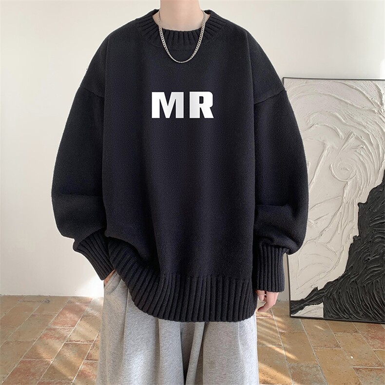 半高领毛衣男士大码针织衫男毛线衣男M18253-P45加绒款-P65,男装针织衫/毛衣,电商A040