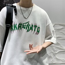 2025夏季原创设计港风宽松休闲T恤B266-DX05-P30，男装T恤，星座B257-1