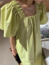 【DAVIDA】韩版压褶套头连衣裙，女装连衣裙，DAVIDA