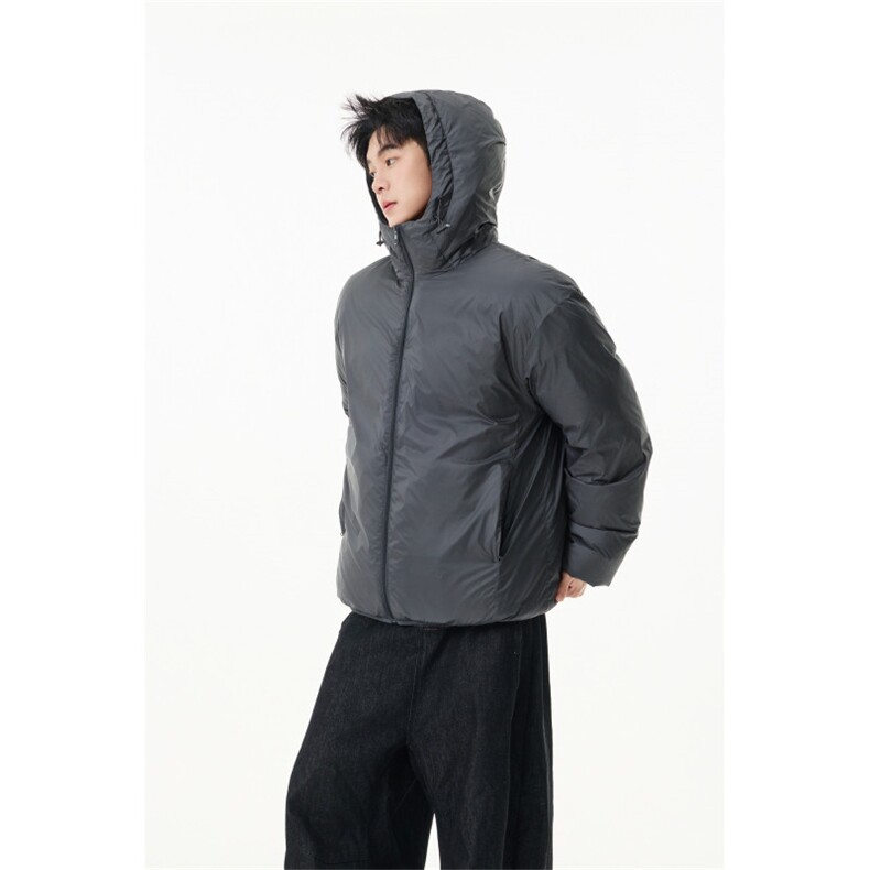 90%绒新标有报连帽韩版宽松羽绒服外套Y995/P350现货,男装羽绒服,星座202