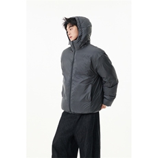 90%绒新标有报连帽韩版宽松羽绒服外套Y995/P350现货，男装羽绒服，星座202