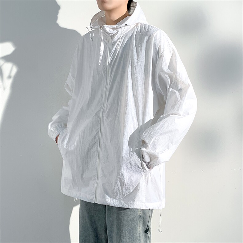 F777P45防晒指数50+薄款宽松大码港风防晒衣夹克皮肤衣,男装防晒衣,星座1204-3
