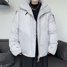 保暖小众立领棉衣棉服男金属高级感加厚棉袄痞帅潮牌外套冬季，男装棉衣，星座716-2