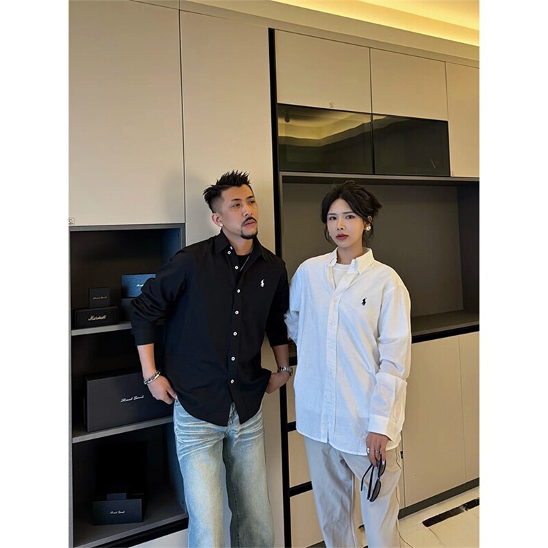 夏季冰丝亚麻感薄款长袖衬衫男战马刺绣宽松防晒衬衣外套C039-P35，男装防晒衣，星座1004-3