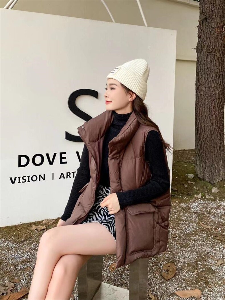 韩版宽松羽绒马甲，女装马甲，Balance Studio