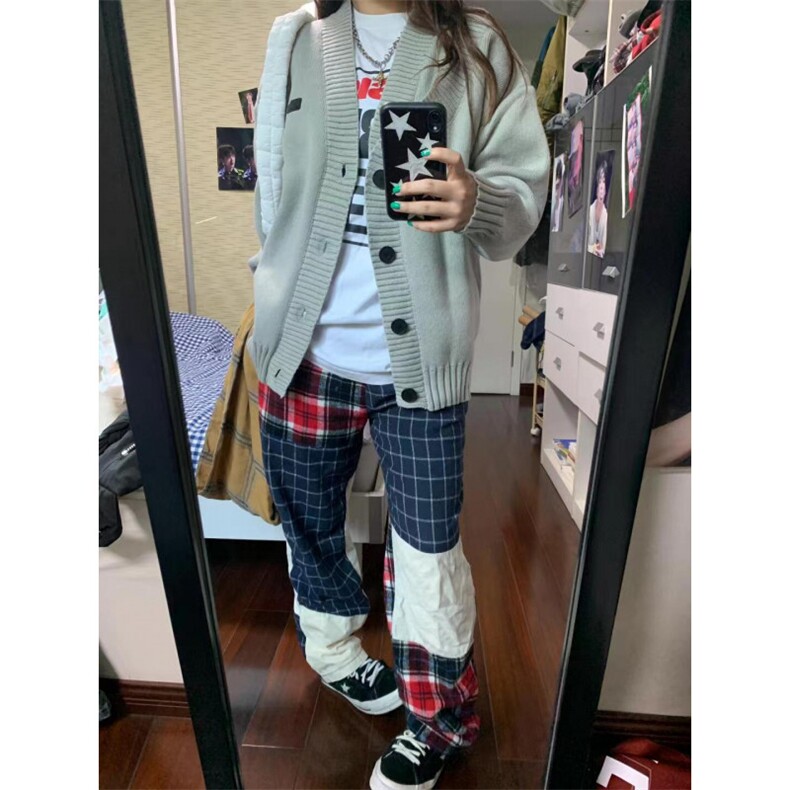 【有货】cleanfit拼接毛衣男高级感开衫针织衫外套MY132HH-P55图片