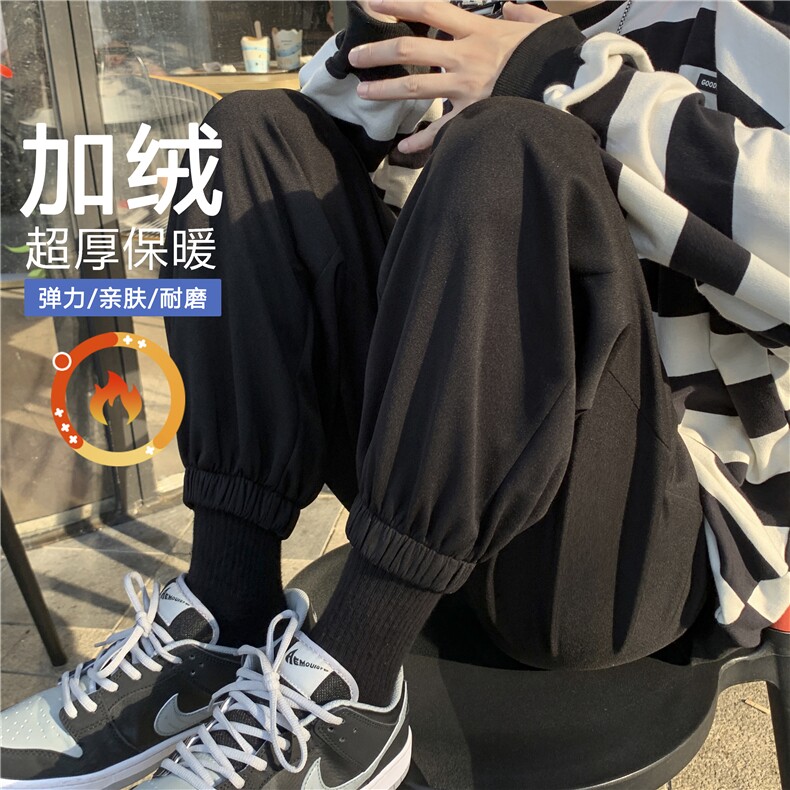 2023秋冬百搭休闲加绒加厚卫裤 WK602-1特批22-加绒特批30图片