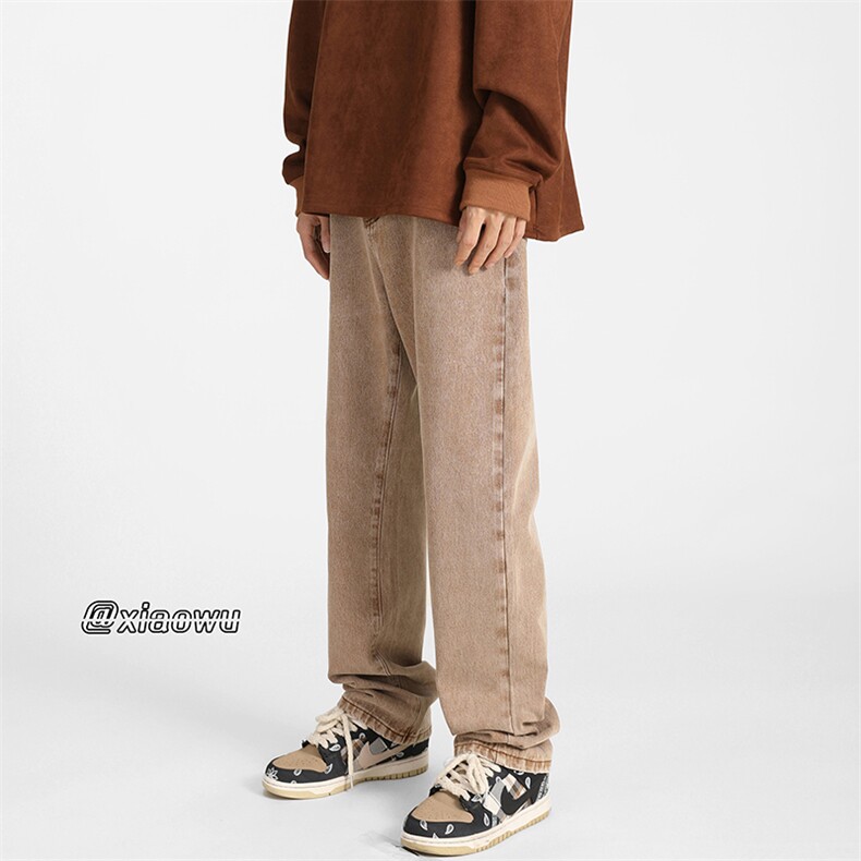牛仔裤小直脚B342-K7014-P45加绒P55控58,男装牛仔裤,电商B342