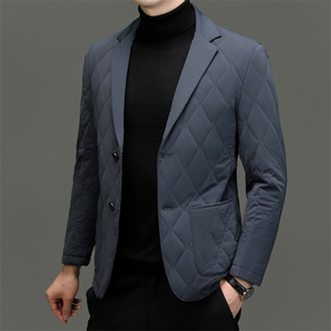 CSMF82158钱塘2020-2冬季厚款商务休闲简约中年男士棉衣P203图片