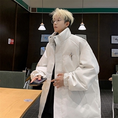 冬季PU皮鳄鱼纹羽绒棉衣立领皮服男外套M1602P100直播，男装棉衣，星座1904A-1