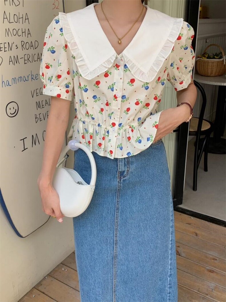 夏季新款韩版韩系甜美小衫，其它，FUMEI赋美