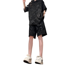 量大优新风龙纹冰丝短裤男CP51-特p33，男装牛仔裤，电商B371