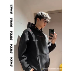 原图刺绣连帽卫衣2025秋冬季新款连帽套头保暖运动服休闲上衣，男装棉衣，星座218-8