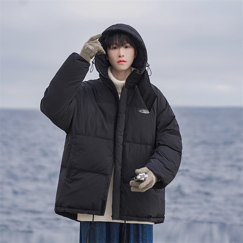 羽绒服男冬季2025新款防水短款羽绒衣防寒白鸭绒外套P195X328,男装羽绒服,星座803