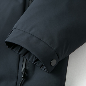 白鸭绒冬季新款休闲时尚连帽羽绒服中年男士羽绒外套HB2182-P440