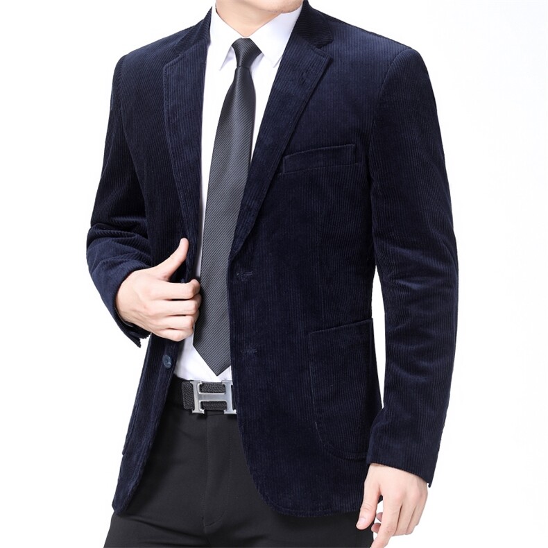 秋季新款纯棉2022西服中年男士商务休闲西服单件上衣西装秋外套,男装西服,电商B212（原钱塘6029）
