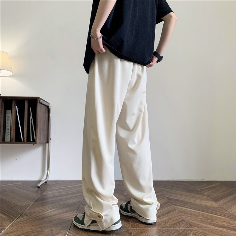 2026春夏vibe裤脚拉链西裤XZ604-KG56-P55控68,男装西裤,星座604