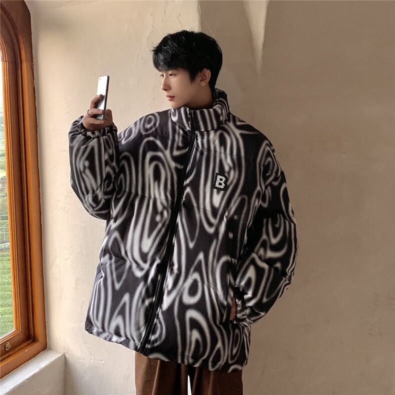 港风星空情侣装男装棉衣宽松棉服冬装加厚外套MY265-P110控148,男装棉衣,电商B370