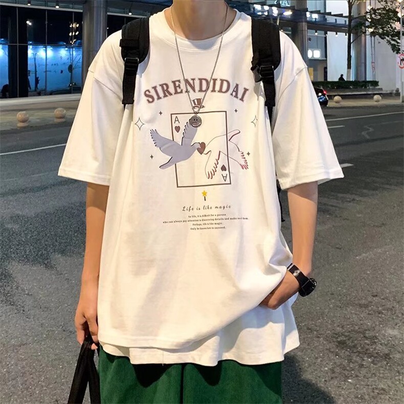 男圆领T恤宽松短袖T522P30,男装T恤,星座1116-2