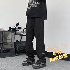 17.1%粘纤9.6%聚酯纤维73.3%棉-加绒加厚K826-特批37加绒特批47，男装休闲裤，星座718-1