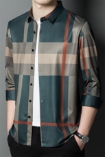 BJ2329男式服装秋季新款衬衫男长袖翻领休闲四季可穿衬衣P81，男装衬衫，电商B360