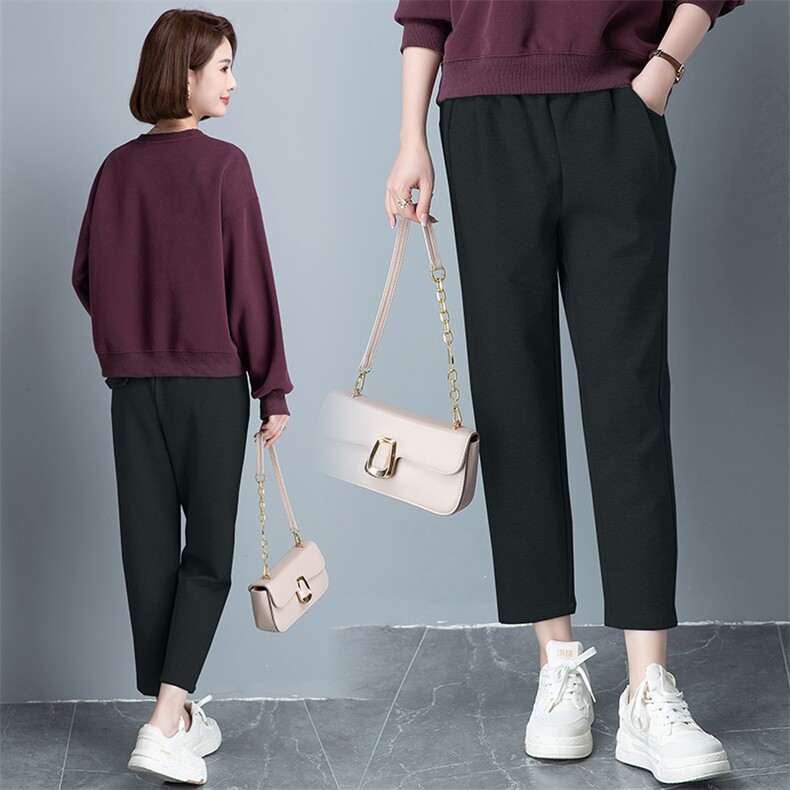 2023秋装新款时尚潮流简约气质休闲裤，女装休闲裤，阿丹