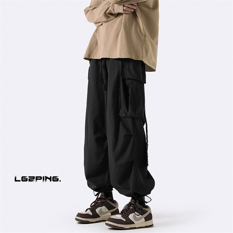 2026春季新款无影墙大码束脚直筒工装裤M-5XHK22397-特P40，男装工装外套，电商A022