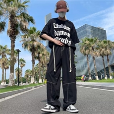 男春夏新款青少年时尚洗水纯棉休闲裤A945P52，男装休闲裤，星座1116-2
