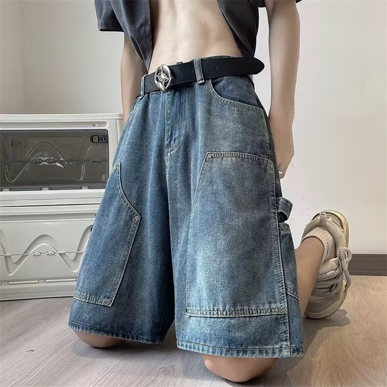 青春流行ins男直筒水洗牛仔裤D2129P40,男装牛仔裤,星座1116-2