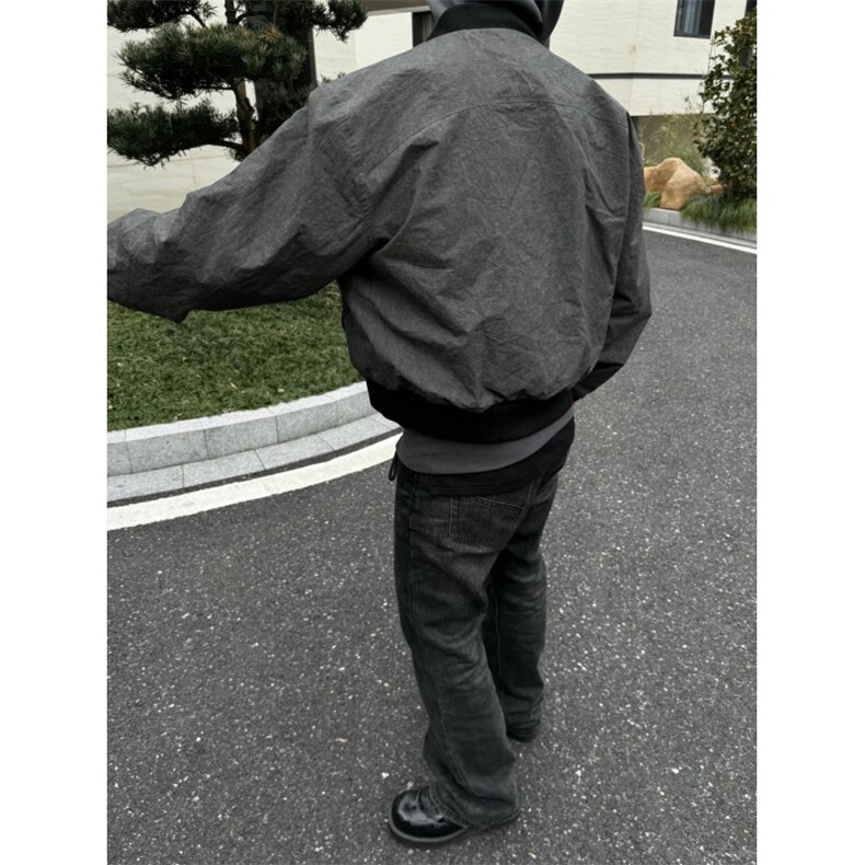 JK9580LL-P83双面穿外套男女短款棒球服夹克,男装夹克,星座1007（原301D）