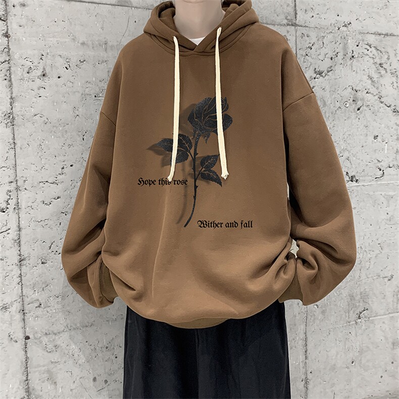 纯棉连帽卫衣男大码运动帽衫宽松薄WY2279-P35,男装卫衣,电商A040