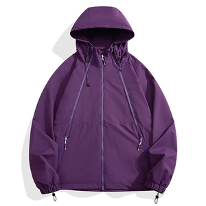 Cityboy情侣 时尚连帽冲锋衣外套夹克 团体班服图片