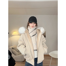 【重磅1800g】大理石座山雕外套大毛领座山雕棉服514-919-P95，男装棉衣，星座514