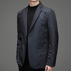 CDYR6629963钱塘2020-2秋冬中年男士商务休闲羽绒西服外套P230，男装羽绒服，钱塘207-2