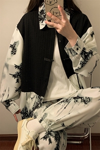 1新中式大码M-5XL套装TZ88797P90衬衫CS88799P45控78裤子88798P45图片