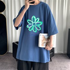 DX17170-P20纯棉短袖t恤男大码半袖打底衫宽松体恤衫港风,男装T恤,电商A040
