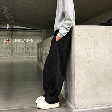 902-106-P48秋冬款毛呢休闲裤男卫裤搭配卫衣夹克毛衣牛仔裤子，男装牛仔裤，星座902A