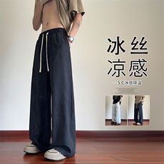 2026春季新款内景四面弹扎染冰丝裤M-5XLHK25492-特P25，男装休闲裤，电商A022