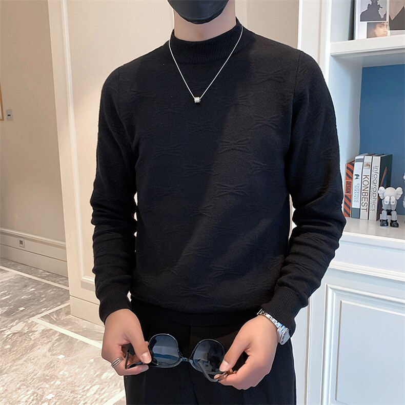 秋冬款男士圆领长袖t恤圆领卫衣长袖MY03467-P60,男装针织衫/毛衣,星座308B-2