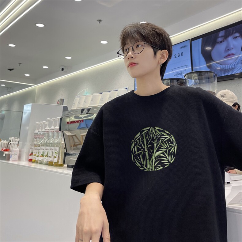 量大优 供视频  华夫格短袖T恤半袖男 HDX530-特P18图片