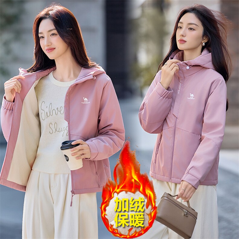 现货秒发2025冬装新款韩版休闲加厚保暖派克服棉衣棉服外套,女装派克服,星宇服饰