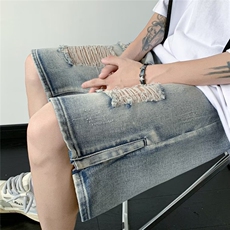 青春流行ins男直筒水洗牛仔裤BM06P40，男装牛仔裤，星座1116-2