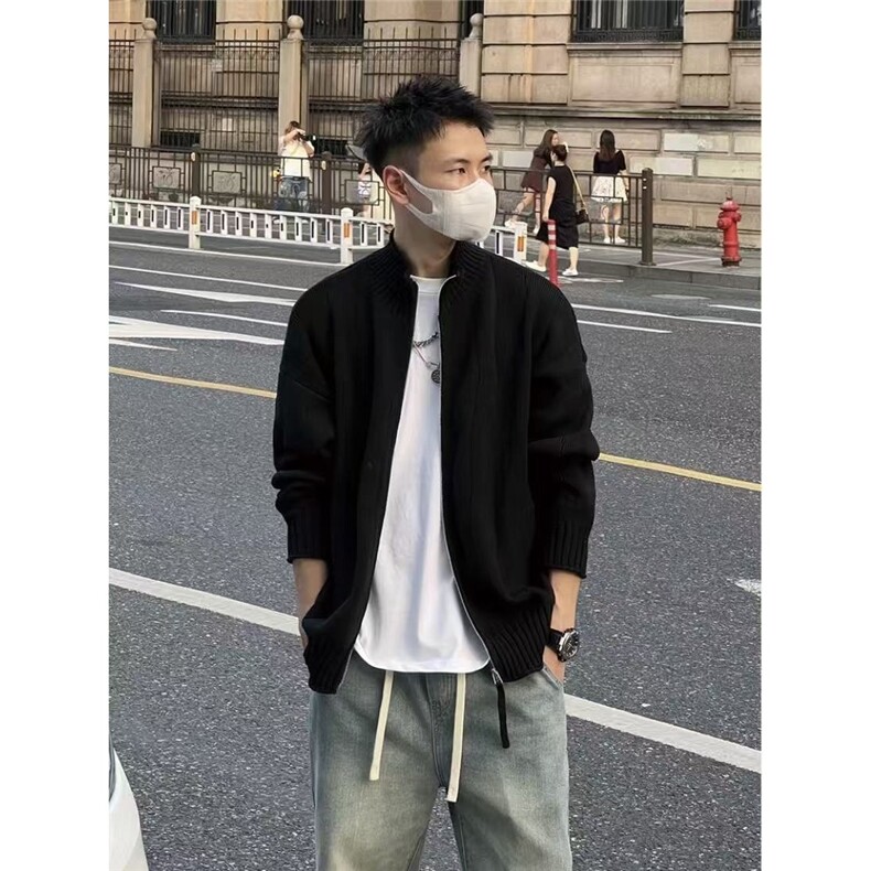 立领针织开衫外套男士春秋冬季新款外穿休闲毛衣潮M5003-P58,男装针织衫/毛衣,星座208-5